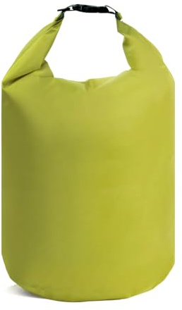 Cyberwork Bolsa estanca 4L 210T poliéster Dry Bag Ligera Anti-Arena con Cierre Enrollable para Camping, Senderismo, Kayak, Playa, Rafting, Pesca y Deportes acuáticos, Verde Guisante
