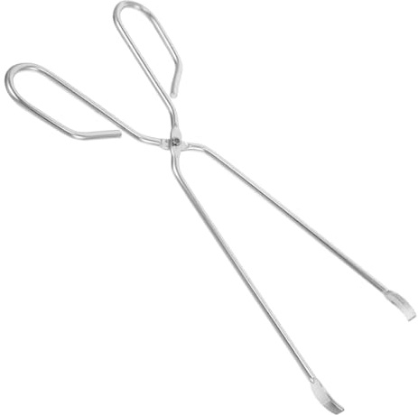 Homoyoyo Pince à Barbecue en Acier Inoxydable 32 Cm, Pince Métallique Résistante la Chaleur, pour Grillades en Extérieur, Ustensile Cuisine Professionnel pour Saisir Viande, Légumes
