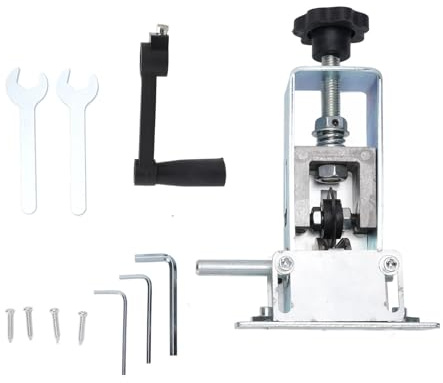 Yctze Máquina Peladora de Cables Manual Herramienta Peladora de Cobre Taladro Portátil Multifuncional de 0,04-1 Pulgada Pelacables con Manivela Máquina Pelacables Chatarra de Cobre Reciclaje de