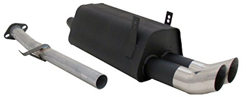Novus Sportauspuff Endschalldämpfer Gruppe N A2202ED76 mit Endrohr 2 x 76mm DTM