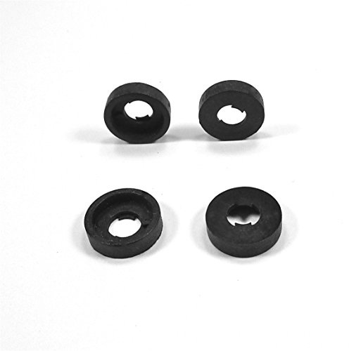 Ajile Rondelle Creuse Cuvette Enjoliveur Forme Cylindrique en Plastique Polyamide NOIR pour Vis Tête Plate Diamètre Filetage 5 mm M5 - Sachet de 50 pièces - RCP105x50-FBA