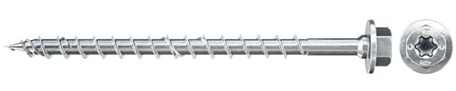 fischer Power-Fast FPF-SZ 3,5 x 30 YZF 50 B - Spanplattenschrauben mit Senkkopf und Vollgewinde zur Befestigung von dünnen Bauteilen in Holzwerkstoffen - 50 Stück - Art.-Nr. 653934