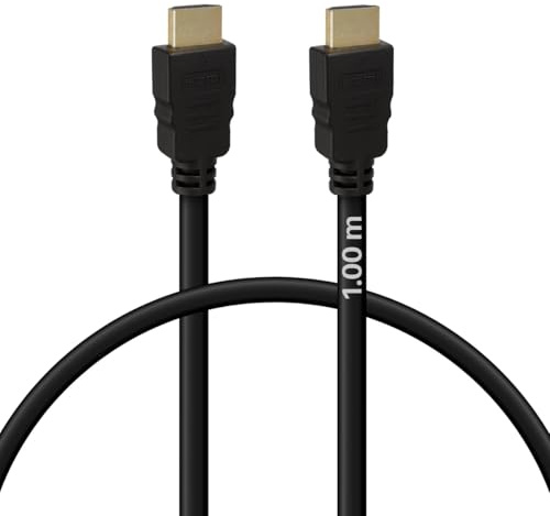 Waytex Cordon HDMI 2.0 A/A 4K 2K connecteurs Or 1.00m
