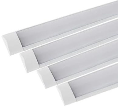 Silamp Luz LED 120 cm 48 W (paquete de 4) – Blanco neutro 4000 K – 5500 K
