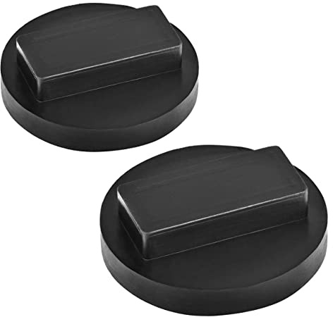 DEDC 2 Pcs Jack Pad Bloc Cric en Caoutchouc pour Tampon Protéger Le Bas de Caisse Lors du Levage de la Voiture Compatible avec BMW, Mini