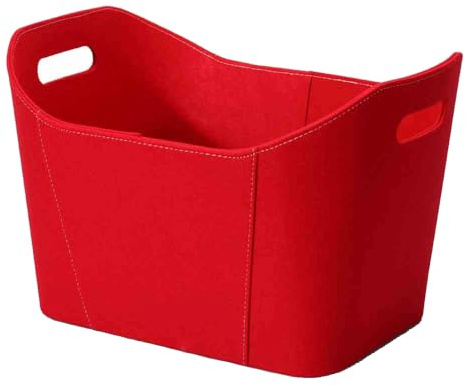 Filz-Kaminholztasche 560 x 430 x 350 mm rot