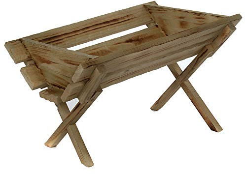 Holyart Jesuskind-Figuren: Wiege aus Holz für das Jesuskind, für 150 cm Krippe