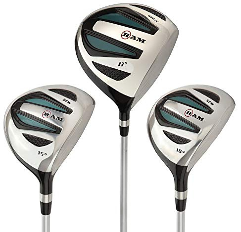 Ram Golf EZ3 Ladies Petite Graphite Wood Set - Driver, 3 & 5 Wood -w/Headcovers