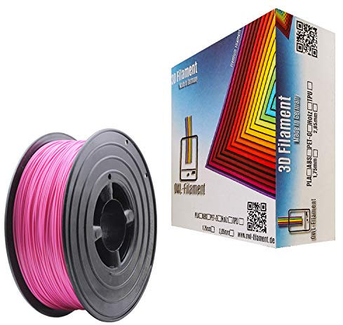 OWL-Filament 3D-Drucker PLA 1,75mm 1kg Spule Rolle (Pink)