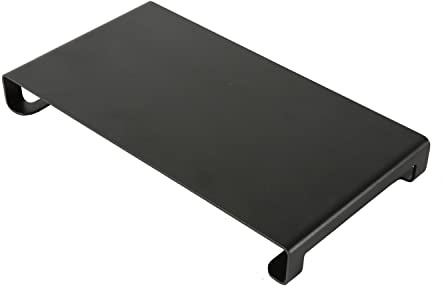 DISPLAY SALES Monitor Ständer aus Aluminium | Minitorerhöhung in verschiedenen Farben | Bildschirmständer als 2er Pack erhältlich (Schwarz)