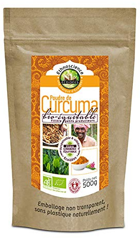 Ecoidées - Curcuma En Poudre 500G - Vendu par unité