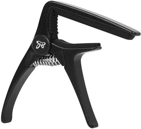 Sondery Capo for Classical Guitars Ultra Light Metal Capo with Premium Black Color for Nylon Strings Wide Neck Guitars Extremely Constructed with Steel Spring Trigger