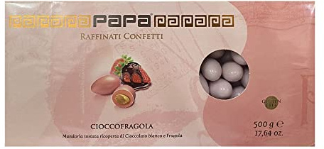 CONFETTI PAPA Cioccogolosi CIOCCOFRAGOLA Colore ROSA CHIARO 500 g