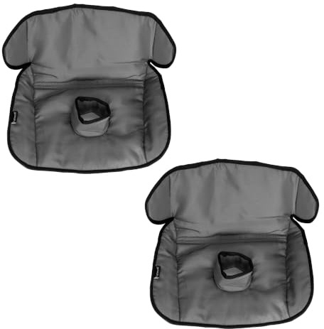 Lynmark® 2x Potty Training Car Seat Protector Cover - Waterproof Soft Piddle Pads for Toddlers and Baby Carseat - Travel-Friendly Universal Washable Liner Mat for Spills, Nappy Leaks, Accidents - Grey