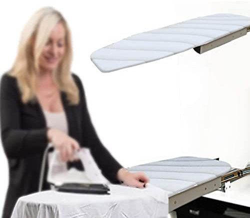 Tablas de planchar Tabla de planchar plegable extraíble, giratoria 180°, mesa de planchar retráctil con cubierta resistente al calor para ahorrar espacio, Tabla de planchar de pared para montaje en pa
