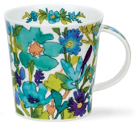 Dunoon Becher Cairngorm Flower Shower Blue - 0,48l