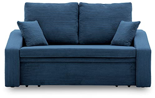 Sofa Dorma mit schlaffunktion, einfacher Aufbau, modernes Design, polstermöbel. Schlafcouch zum Wohnzimmer. Widerstandsfähiges, Minimalistisches Design (POSO 005)