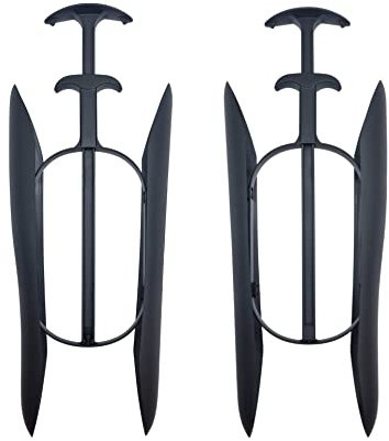 DELFA Shaper stivali 1 paio - con innovativo elemento a molla Sensomatic - barella di stivali - lunghezza 35 cm, grigio, 36-41