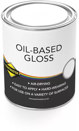 Paintmaster Oil-Based Gloss Paint: Durable & High-Shine for Wood and Metal (Oil-Based Gloss - Dark Green, 2.5L)