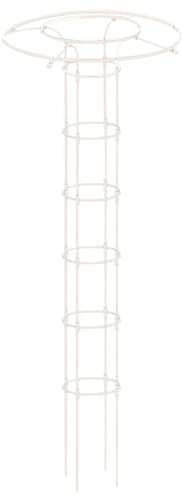 Belupai Treillis D'obélisque de Jardin pour Plantes Grimpantes, 35/47/59/70/82 Pouces, Cadre de Tour de Parapluie Vertical Décoratif, Support de Fleurs D'extérieur, Cage (82in)