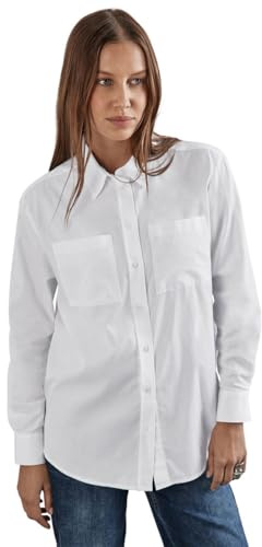 STREET ONE skjortblus med bröstfickor, Vit, 38