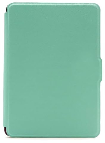 MOKASE Hülle Kompatibel mit 6 Kindle Paperwhite (Fit 2012,2013,2015,2016 Version), Model: EY21 / DP75SDI, Synthetik Leder Hart Schutz Fall mit Intelligente Schlaf/Aufwach & Handschlaufe, Mint