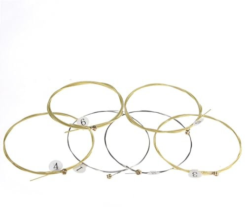 6 Pezzi Corde Per Chitarra, Set Corde Chitarra Classica, Corde Chitarra Classica Metallo, Muta Corde Chitarra Classica,set Corde Chitarra Acustica Per Sostituzione Chitarra Acustica
