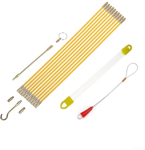 Paquete de 10 varillas de cableado de fibra de vidrio para cables eléctricos, 10 varillas x 45 cm