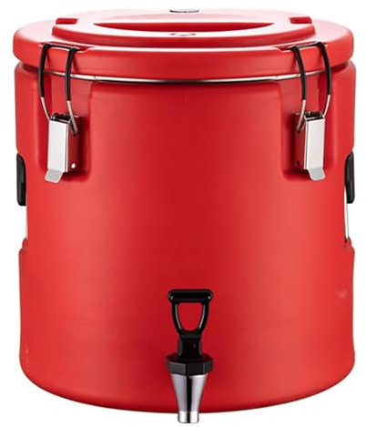20L/30L/40L/50L Distributore di Acqua Calda in Acciaio Inox Urna per caffè, Contenitore per Alimenti per ristoranti Commerciali Zuppa Isolamento Termico Barile Grande Contenitore con rubinet
