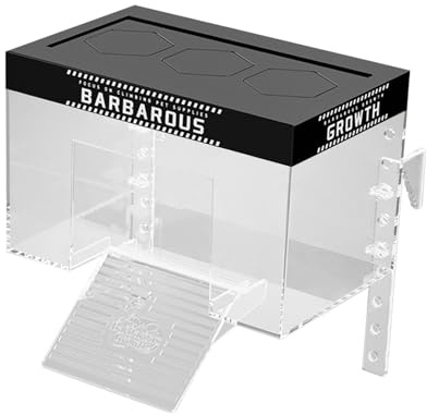 KiBcsLic Zone de Repos surélevée pour Petites Tortues Terrestres en Aquarium, 25 Cm X 16 Cm X 16