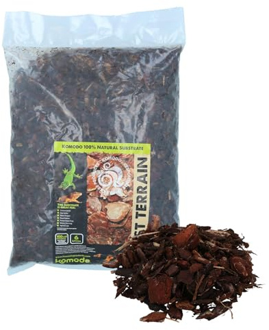 AB Tools Forest Terrain Orchid Bark Chips 6 L Natural Reptile Substrate for Forest & Tropical Set-Ups