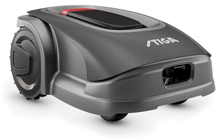 STIGA A 4 – Robot Tagliaerba Autonomo per Giardini fino a 400 m² | Installazione Senza Fili | Navigazione Precisa RTK AGS | Controllo tramite App STIGA.GO