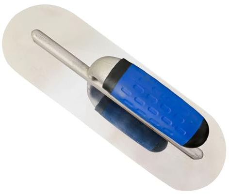 Paleta esencial para enlucido con bordes redondeados diseñada para un agarre cómodo y un uso eficiente para proyectos de construcción, acabado de pared, paleta de borde redondeado