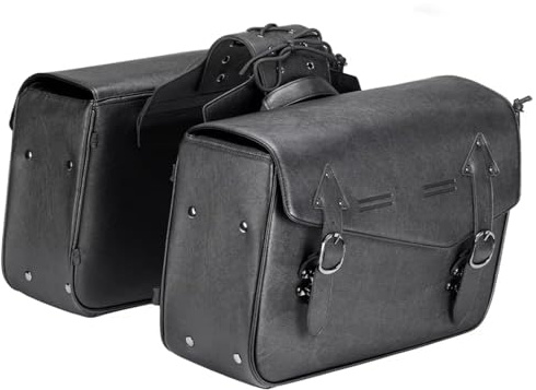 Motorradzubehör Motorrad-Satteltaschen, Wasserdichte Seitensatteltasche, Universelle Softail-Reisegepäck-Aufbewahrungstasche, Packtaschen, Werkzeugaufbewahrung, Hecktasche