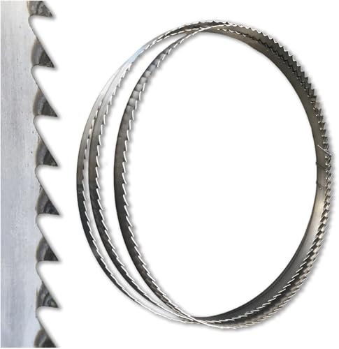 Diamwood Lame de Scie à Ruban Bois PAE Réaffûtable 2120 x 15 x 0,6 x 7 mm - Acier C75 - Idéale pour Découpe Précise du Bois, Réaffûtable pour Prolonger la Durée de Vie