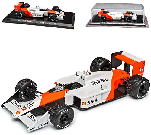 Agostini McLaren Hon-da MP4/4 Ayrton Senna 1988 Nr 12 Formel 1 mit Sockel 1/24 Modellcarsonline Modell Auto Modellcarsonline Modell Auto