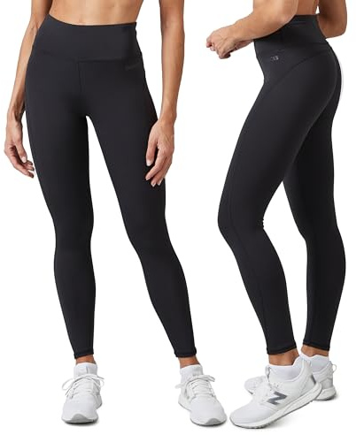 Snocks Sport Leggings Damen, Blickdicht & High-Waist-Bund | elastisch, mit Tasche, Sporthose, Yogahose, Sportleggins, Gr. XS - 3XL