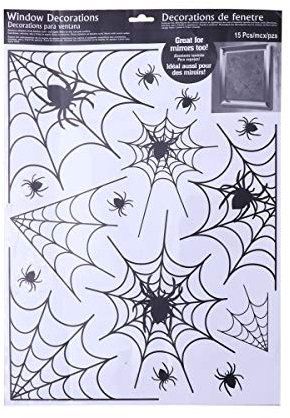 Halloween-abziehbilder Spinnennetz Wandtattoos Geister Wandtattoos Mit Halloween-narben Halloween-wandtattoo Horror-wandtattoos Gespenstisch Fledermäuse Dekorationen Fenster