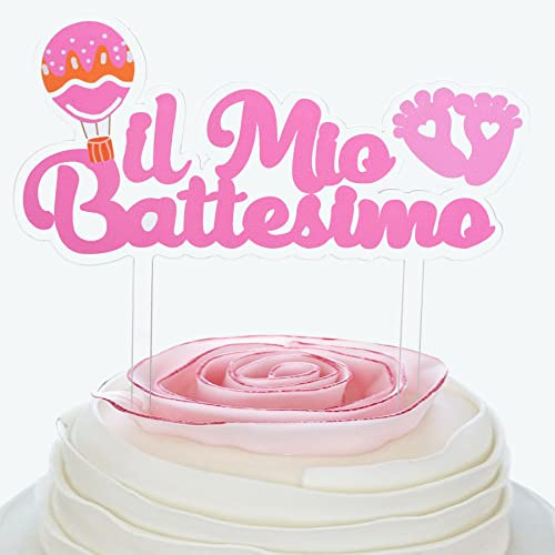 MKISHINE Tortendekoration Taufe Topper Kuchen Taufe Cake Topper Taufe Topper Baby Shower für Kinder Party Dekoration Kuchen Cupcake