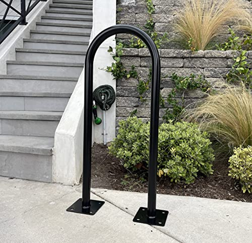 Sandbaggy In Ground Bike Rack | U Shaped, Commercial, Outdoor, 1 Loop, Steel | Black, 14.5 x 34 (1)