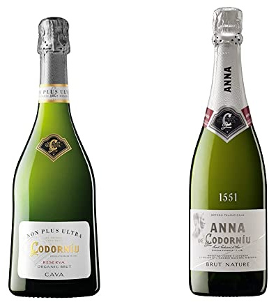 Codorníu Reserva Non Plus Ultra Ecológico - Cava Brut - 75 cl & Anna de Codorníu - Cava Brut Nature - 75cl
