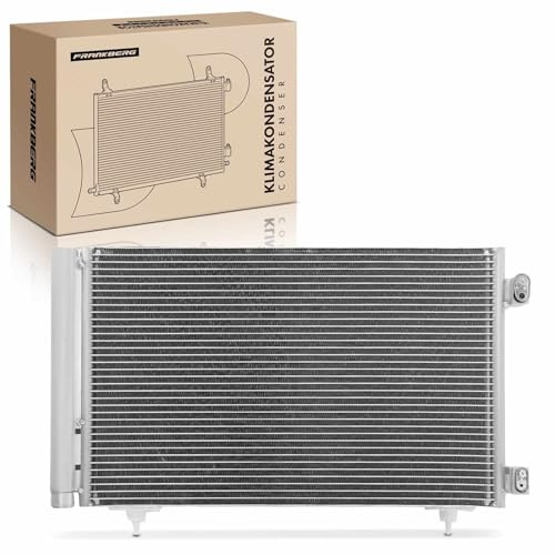 Frankberg Condenseur de Climatisation Avec sécheur Diesel Compatible avec C8 Jumpy Scudo Ulysse 807 Expert Proace Remplacer# 1499040080
