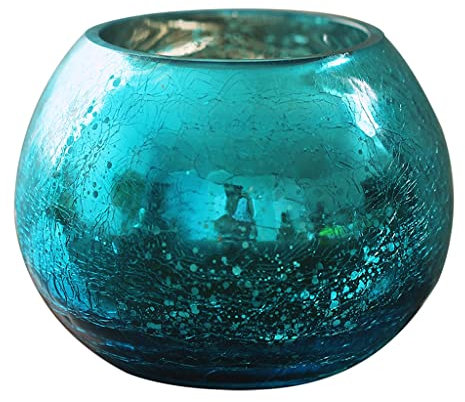 Kerzenhalterhalter Esstischkerzenhalter Ornamente Romantische Kerzenlicht -Dinner Requisiten Einfacher blauer Kerzenbecher for Tischmittelstück, Hochzeit, Party und Wohnkultur Kandelaber ( Color : B )
