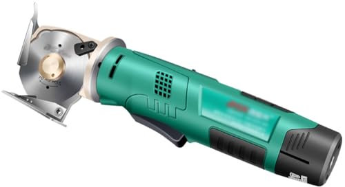 FURLOU Taglierina Elettrica per Tessuti, Taglierina Circolare Automatica per Tessuti con Lama da 70 mm, Forbici Elettriche Multistrato per Tessuti, Spessore di Taglio 25 mm, per Taglio di Carta A