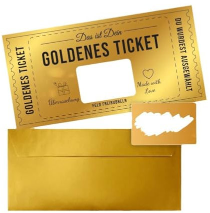 SIRLOMU Gutscheine mit selbstausfüllenden Rubbelkartenaufklebern, Rubbelkarten mit Text, Geschenke für Frauen, Geschenke für Freundinnen, Geburtstagskarten, Geburtstagsgeschenke