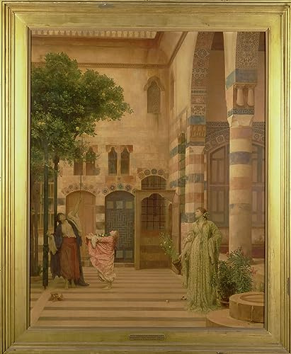 ZHAOSHAN Berühmte Gemälde Wanddekorationen Gemalde Wand-Kunst Bild Alter Jude aus Damaskus von Frederic Leighton Wandbilder Drucke Poster für Wanddekoration 60x90cm