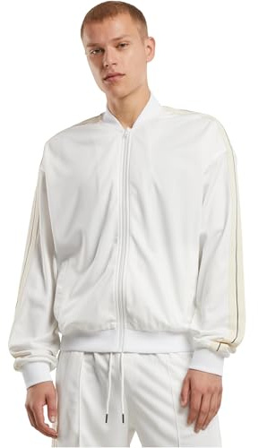 Urban Classics Sportjacka Tennis Core-jacka, träningsjacka, tennisjacka för, storlekar S – 5XL, VIT, L