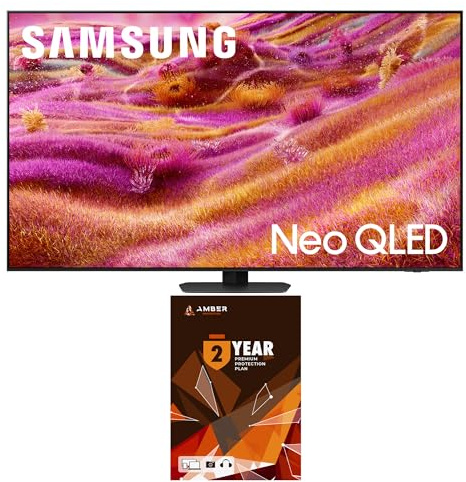 SAMSUNG QN55QN90FAFXZA 55 Inch Neo QLED 4K QN90F Vision AI Smart TV with 2 Year Amber Protection Plan (2025)