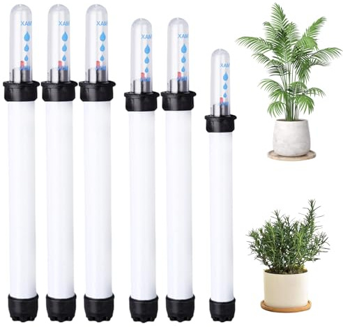LUMOOM 6 Stück Wasserstandsanzeiger Pflanzen, Gießanzeiger für Kulturtopf Blumenkästen, praktische Wasserstandsanzeiger für Hydrokultur, Zimmerpflanzen Gießmelder für Erde und Topfpflanzen