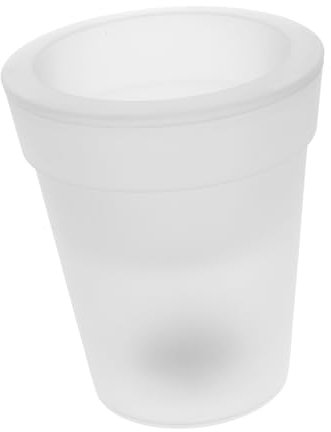 Solar Illuminated Flowerpot Light White ABS for Outdoor Yard